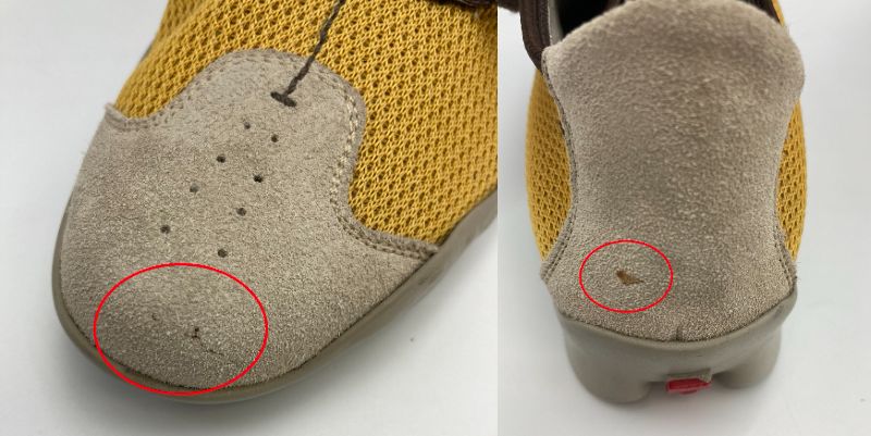 PRADA スポーツ メッシュスニーカー ３６ 2/1(約23.5cm) 中古　 レディース プラダ マジックテープ レザー イエロー