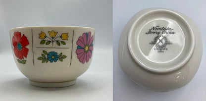 Noritake オールドノリタケ Ivory China 1960年代  煎茶揃い 5客 中古　 湯呑 急須 茶器 レトロ カップ アイボリー チャイナ
