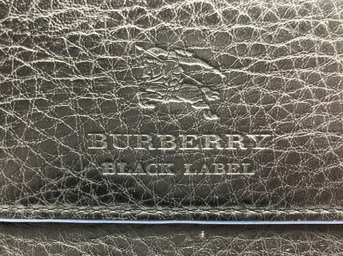 BURBERRY BLACK LABEL バーバリー ブラックレーベル 長財布 中古  ブランド メンズ レザー 黒 ウォレット