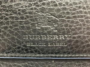 BURBERRY BLACK LABEL バーバリー ブラックレーベル 長財布 中古  ブランド メンズ レザー 黒 ウォレット