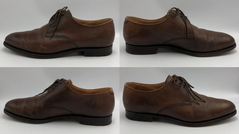 Crockett&Jones クロケット＆ジョーンズ×ポールスミス コラボ レザーシューズ 中古  Paul Smith コレクション ビジネスシューズ メンズ 靴