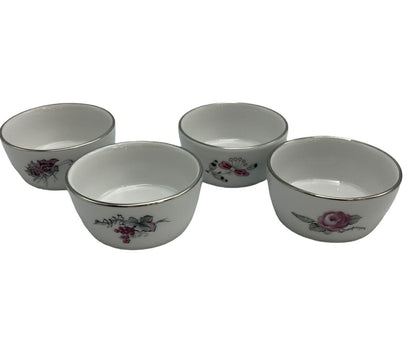 Meissen マイセン 会員記念品 小ボウル 小皿 4種 2016-2019 中古　 プレート 花 虫 蝶 非売品