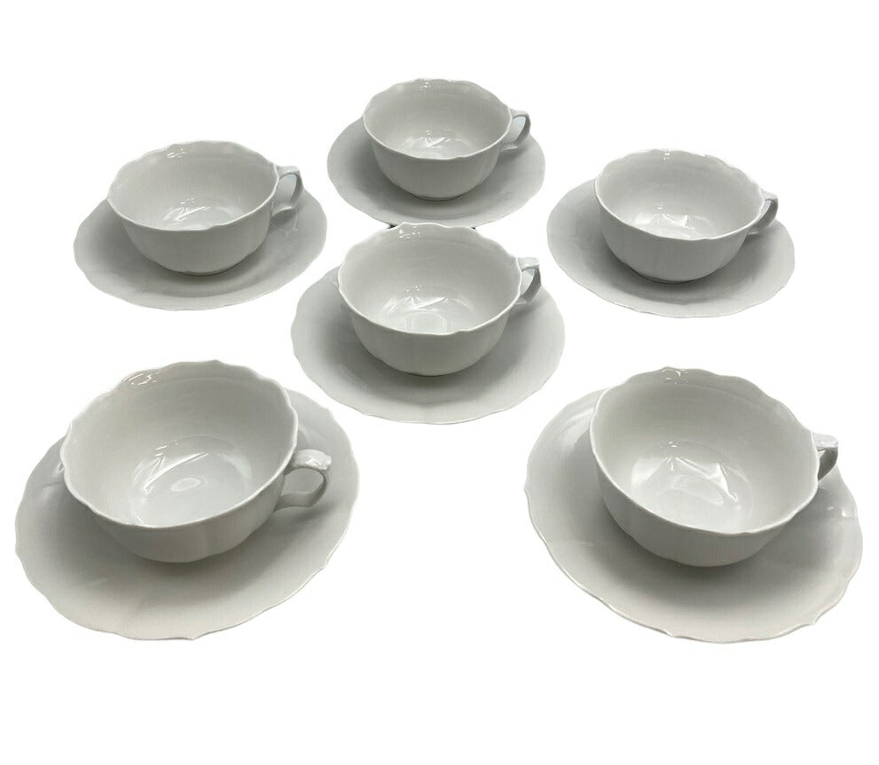 Meissen ホビーコレクション カップ＆ソーサー 6客 中古  マイセン ティーカップ 洋食器 紅茶 ブランド おしゃれ