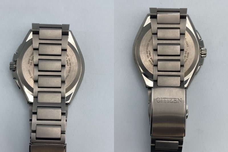 CITIZEN ATTESA エコドライブ クオーツ 電波時計 腕時計 CB5040-80A 中古　 シチズン アテッサ E660 S118298 メンズ ホワイト カレンダー 24