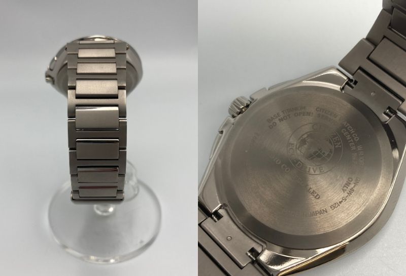 CITIZEN ATTESA エコドライブ クオーツ 電波時計 腕時計 CB5040-80A 中古　 シチズン アテッサ E660 S118298 メンズ ホワイト カレンダー 24