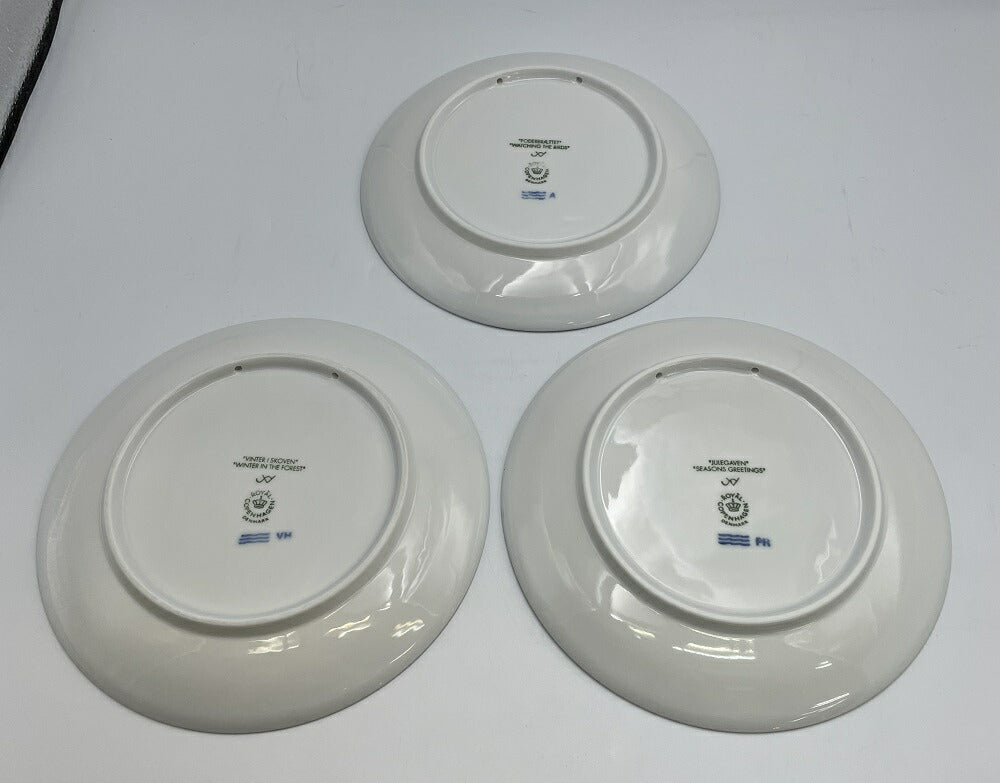 Royal Copenhagen イヤープレート 2001 2002 2003 2006 2008 中古  ロイヤルコペンハーゲン セット 皿 洋食器 インテリア 飾り皿