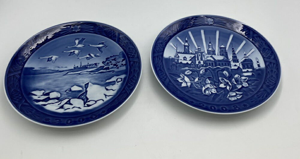 Royal Copenhagen イヤープレート 2001 2002 2003 2006 2008 中古  ロイヤルコペンハーゲン セット 皿 洋食器 インテリア 飾り皿