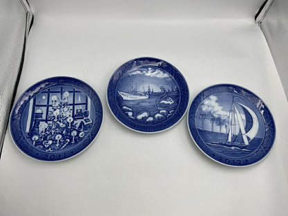 Royal Copenhagen イヤープレート 2011 2012 2013 中古  ロイヤルコペンハーゲン 皿 洋食器 飾り皿 インテリア セット