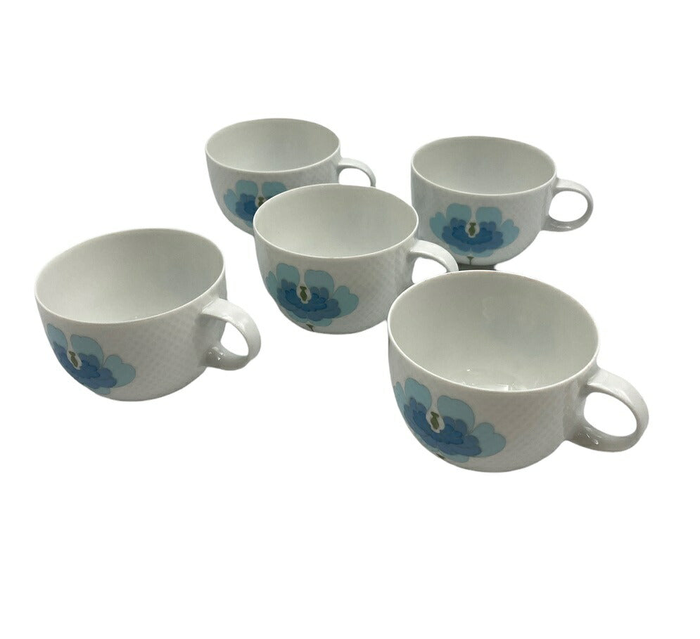 Rosenthal スタジオライン Tapio Wirkkala  ブルーフラワーカップ 5客 中古  ローゼンタール ヴィルカラ ウィルカラ ティー
