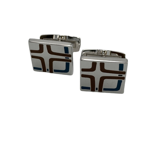 ＢＵＲＢＥＲＲＹ カフスボタン カフリンクス 中古  バーバリー メンズ 小物 シルバー シャツ 服飾