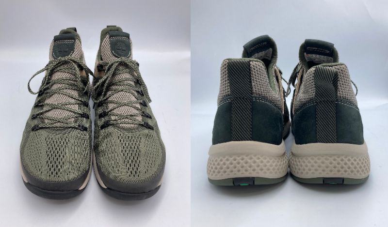 Timberland フライローム トレイル ロー  TB0A1NVO 27.5cm ダークグリーン 中古　 ティンバーランド スニーカー メッシュ ローカット メンズ