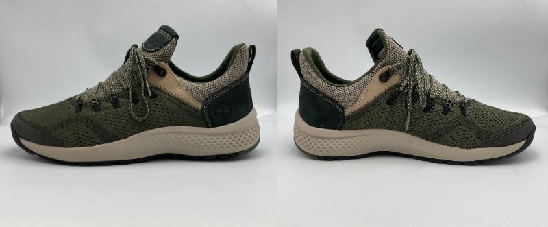 Timberland フライローム トレイル ロー  TB0A1NVO 27.5cm ダークグリーン 中古　 ティンバーランド スニーカー メッシュ ローカット メンズ