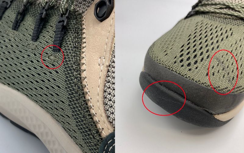 Timberland フライローム トレイル ロー  TB0A1NVO 27.5cm ダークグリーン 中古　 ティンバーランド スニーカー メッシュ ローカット メンズ