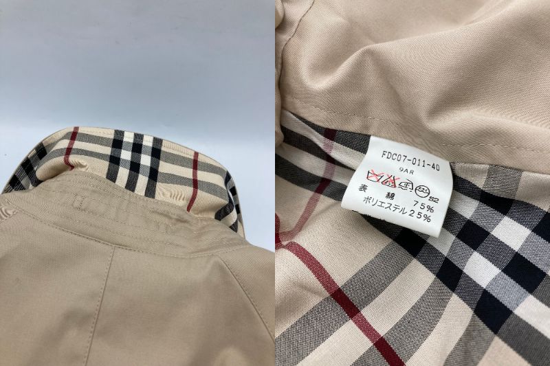 BURBERRY LONDON バーバリーロンドン ステンカラーコート レディース 中古 4