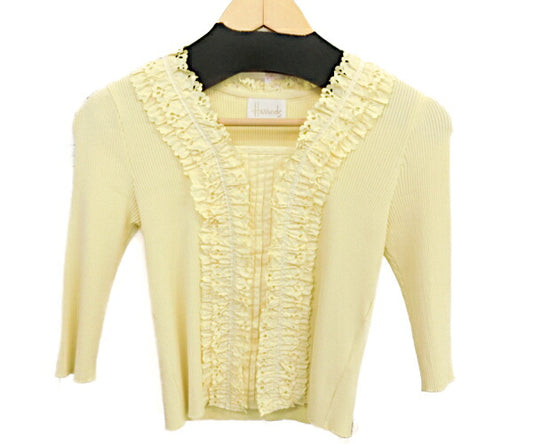 Harrods ハロッズ 七分丈 フリル カットソー 中古 1