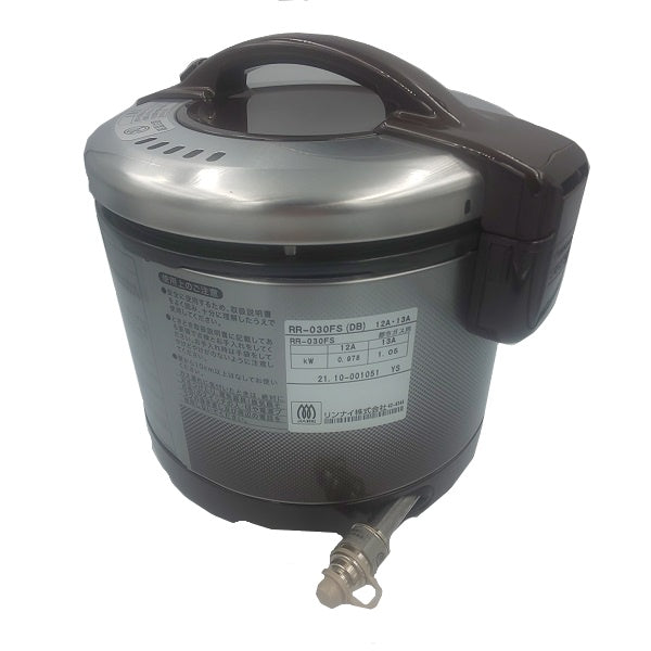 Rinnai こがまる 都市ガス用 3合ガス炊飯器 RR-030FS(DB) 中古 1
