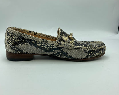 PACCUCCI パスクッチ パイソン柄 ビットローファー レディース 中古 4