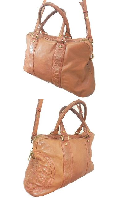 TORY BURCH トリーバーチ レザー 2way ボストンバッグ 中古 1