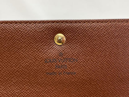 LOUIS VUITTON ルイヴィトン モノグラム ポルトトレゾール エテュイ シェキエ M61200 中古 送料無料 中古 1