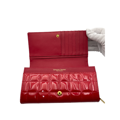 Samantha Thavasa Petit Choice サマンサタバサ プチチョイス エナメル キルティング 長財布 中古 4