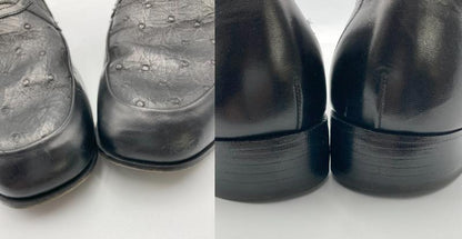 BALLY バリー オーストリッチ ローファー メンズ ブラック 中古 4