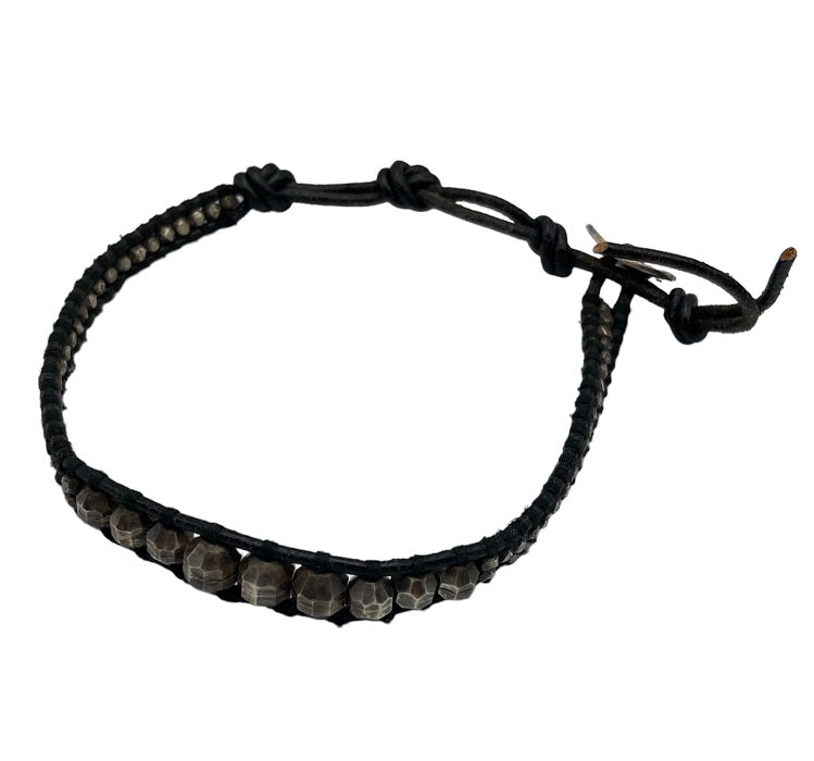 chan luu チャン ルー シルバーナゲットビーズ 1ラップ連ブレスレット 中古 4