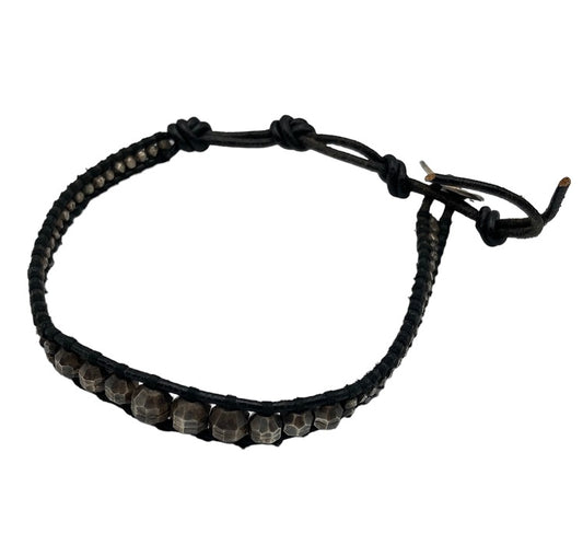 chan luu チャン ルー シルバーナゲットビーズ 1ラップ連ブレスレット 中古 4