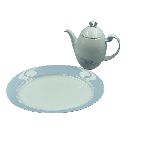 Rosenthal ローゼンタールスタジオライン ティーポット＋オーバル皿 中古 1