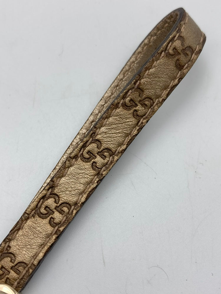 GUCCI グッチ マイクログッチシマ ハート 携帯ストラップ 282562 中古 4