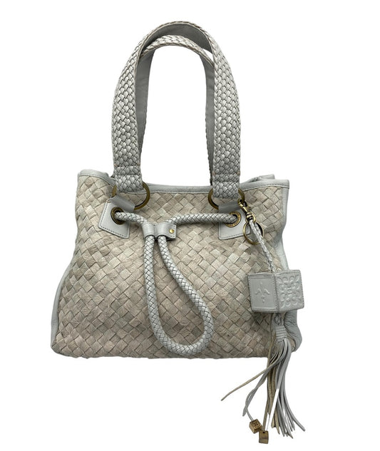 russet ラシット 編み込み レザー ハンドバッグ 中古 4