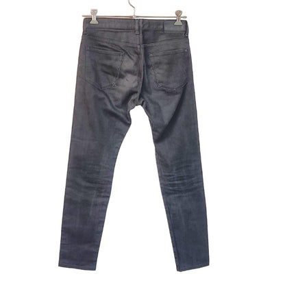 JOHNLAWRENCESULLIVAN テーパードリジットデニム パンツ JLS-02-07 メンズ ブラック 35 中古 3