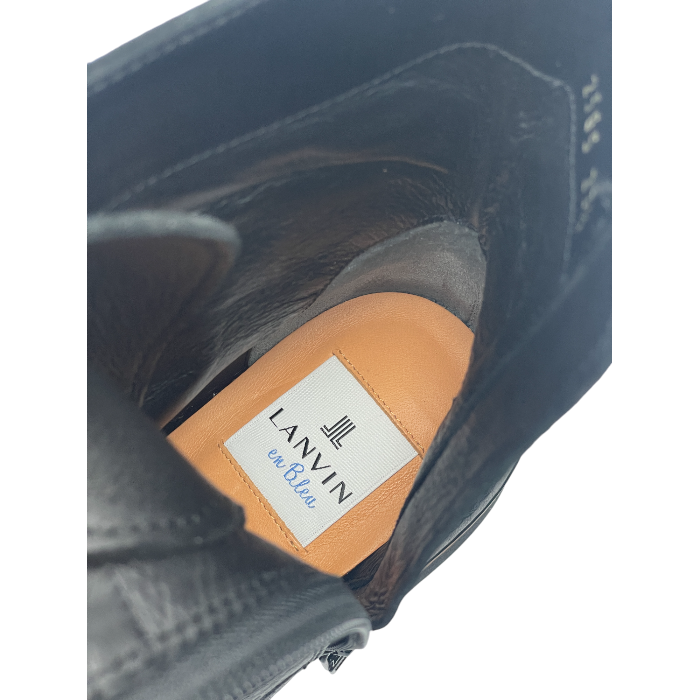 ランバン オン ブルー LANVIN en Bleu レースアップショートブーツ 2565 23.5㎝ 中古 4