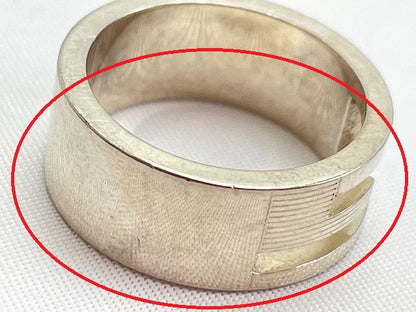 GUCCI グッチ Gモチーフ シルバー925 リング 12号 中古 1