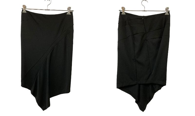 JUNYA WATANABE COMME des GARCONS ジュンヤワタナベ コムデギャルソン ウール 変形スカート 中古 4