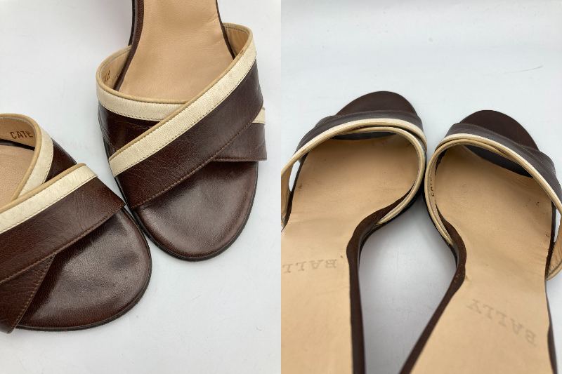 BALLY バリー レザー ミュール 中古 4