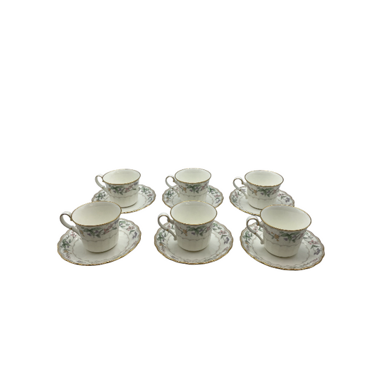 ノリタケ ラヴィサント カップ＆ソーサー 6客 4468 中古 4