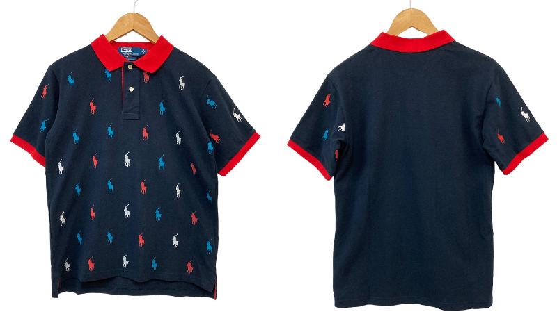 POLO RALPH LAUREN ポロ ラルフローレン ポニープリント ポロシャツ 中古 4