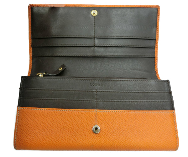 LOEWE/ロエベ レザー 二つ折り長財布 中古 1