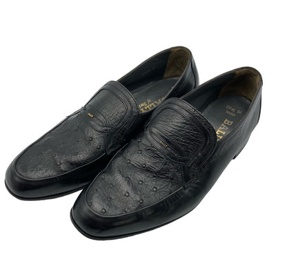 BALLY バリー オーストリッチ ローファー メンズ ブラック 中古 4