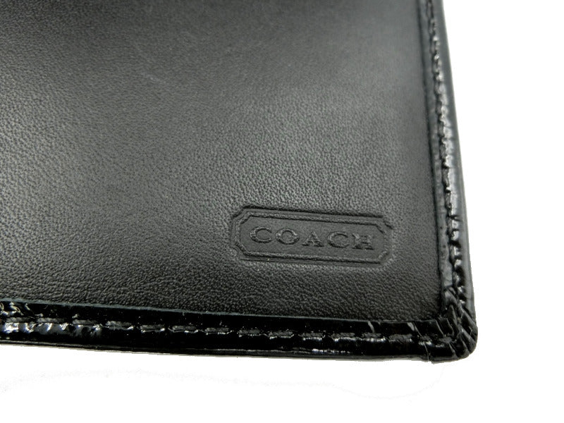 COACH/コーチ シグネチャー キャンバス 二つ折り 長札入れ 中古 1