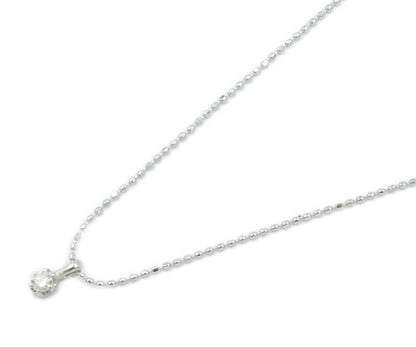 K18WG ダイヤ 0.04ct ネックレス 中古 1