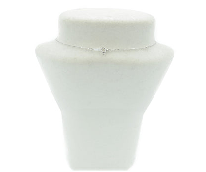 K18WG ダイヤ 0.04ct ネックレス 中古 1
