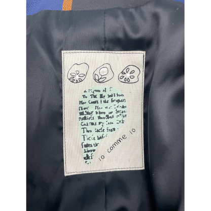 io comme io イオコムイオ センソユニコ ボーダー ストライプ ダウンジャケット 40 中古 4