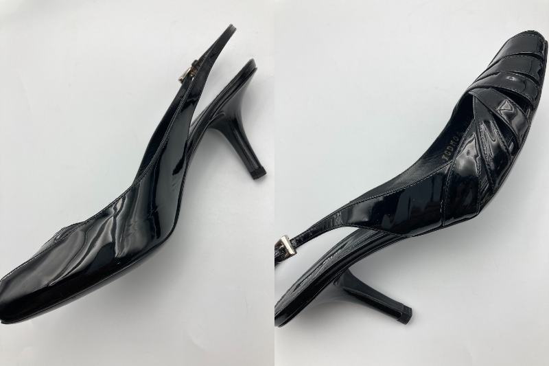 GIORGIO ARMANI ジョルジオアルマーニ  バックストラップ パンプス 中古 4