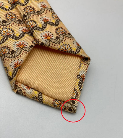 HERMES エルメス 花柄 シルクネクタイ 中古 4