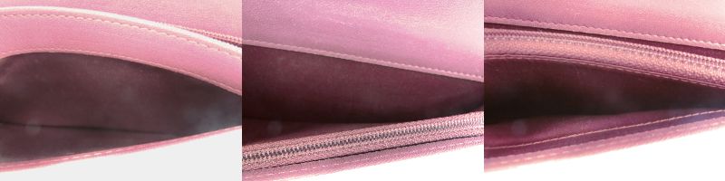 CHANEL/シャネル カメリア レザー 二つ折り財布 中古 1