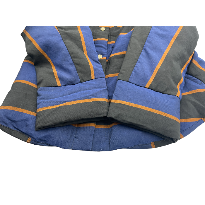 io comme io イオコムイオ センソユニコ ボーダー ストライプ ダウンジャケット 40 中古 4