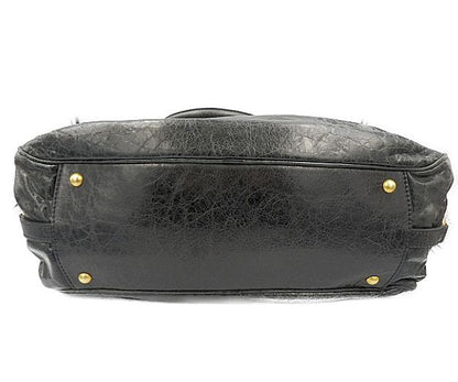miu miu ミュウミュウ ラムスキン 2way ハンドバッグ 中古 1