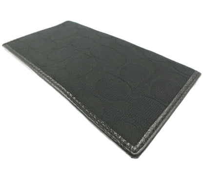 COACH/コーチ シグネチャー キャンバス 二つ折り 長札入れ 中古 1