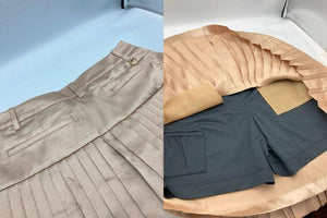 Munsingwear マンシングウェア インナー一体型 サテン プリーツスカート サイズ11 MGWMJE01 中古 4